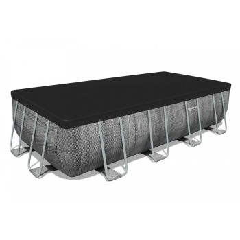 Basen stelażowy Power Steel 549x274x122 Imitacja Rattanu 18x9FT BESTWAY 6w1